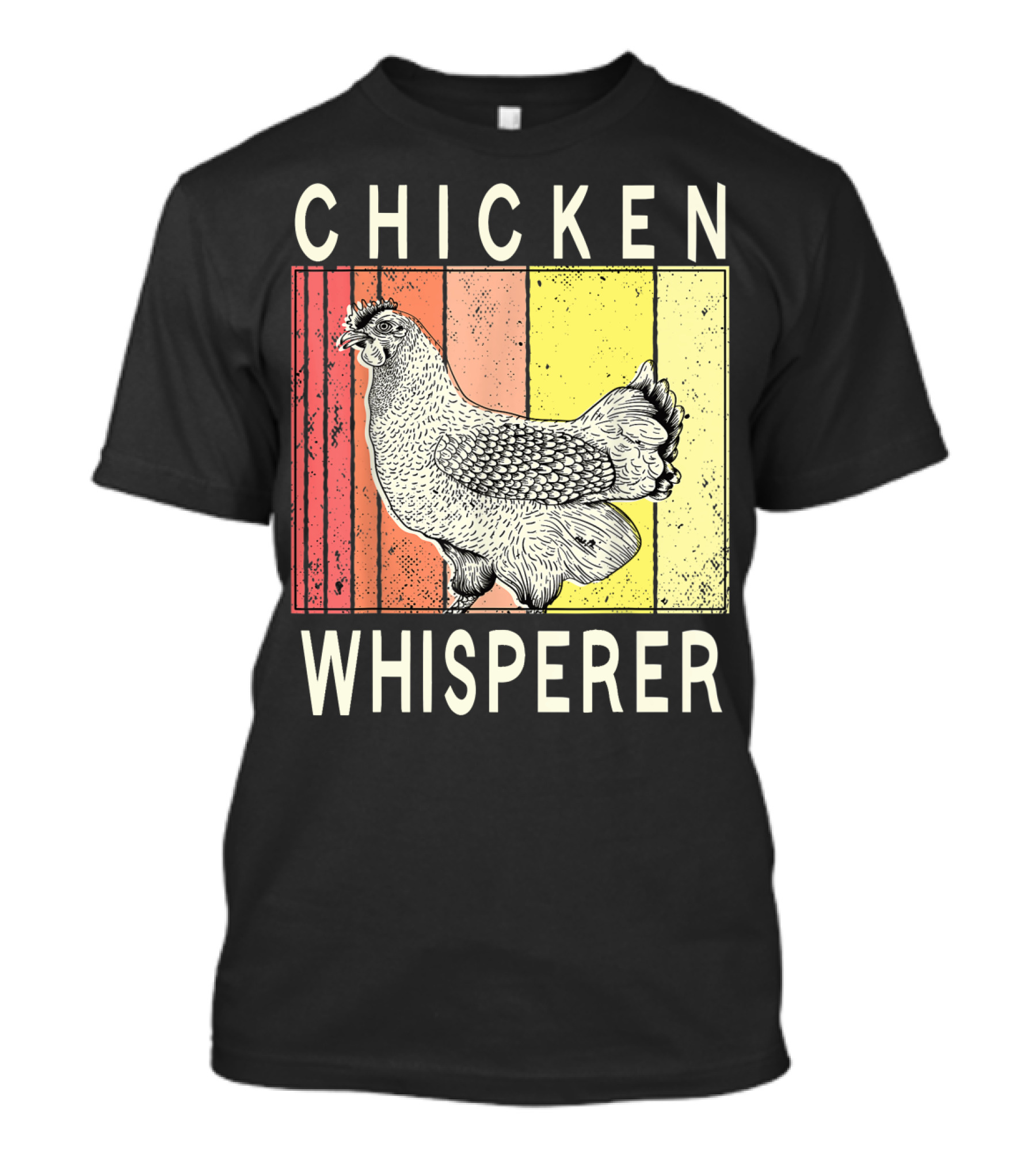 Chicken Whisperer Vintage Illustration For Chicken Farmer Enthusiasts T-Shirt