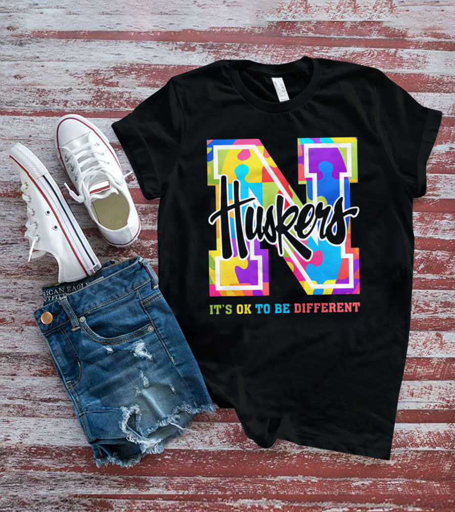 Huskers It's OK To Be Different T-Shirt