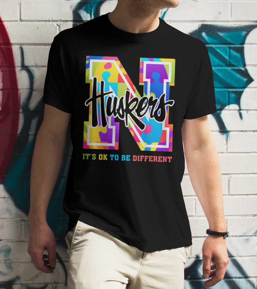 Huskers It's OK To Be Different T-Shirt