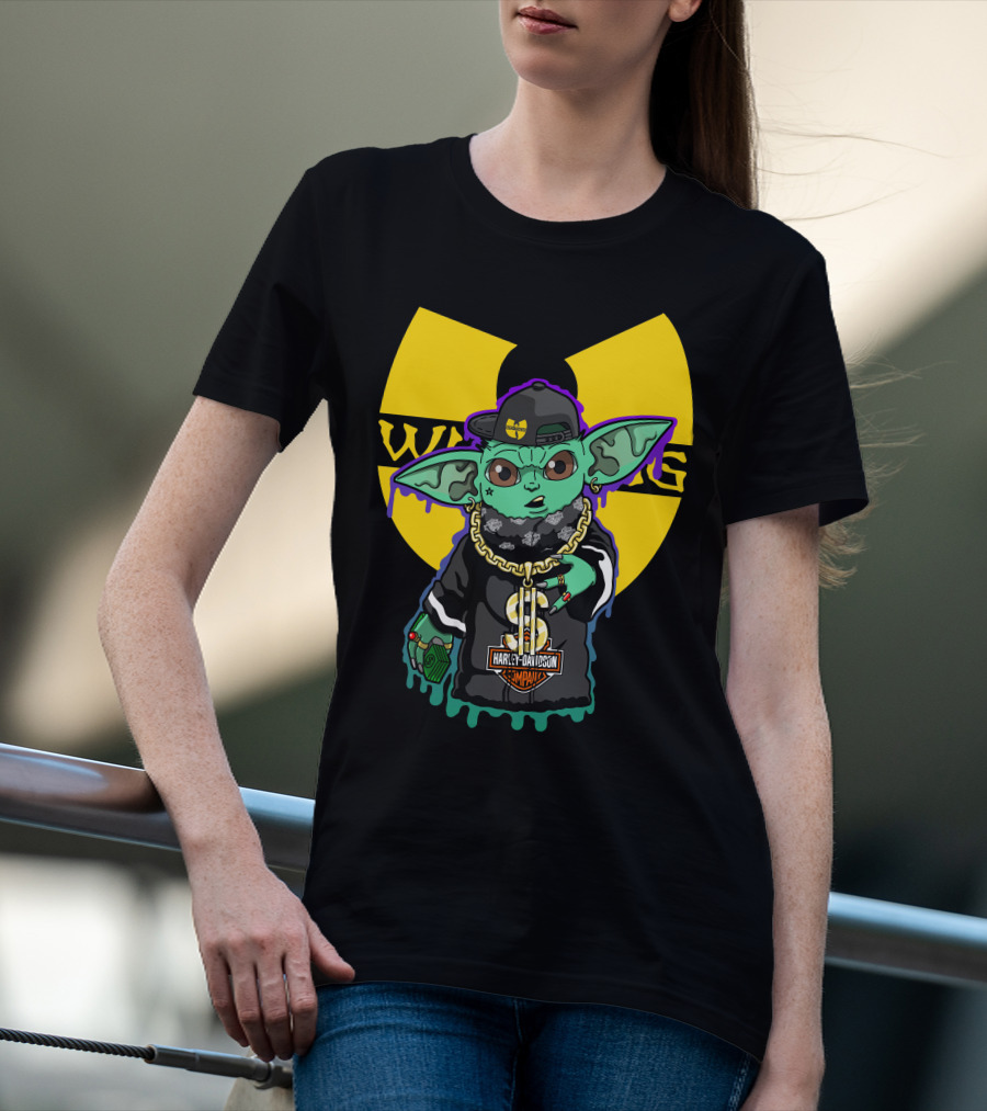 Wu-Tang Clan Harley Davidson Yoda Mashup T-Shirt