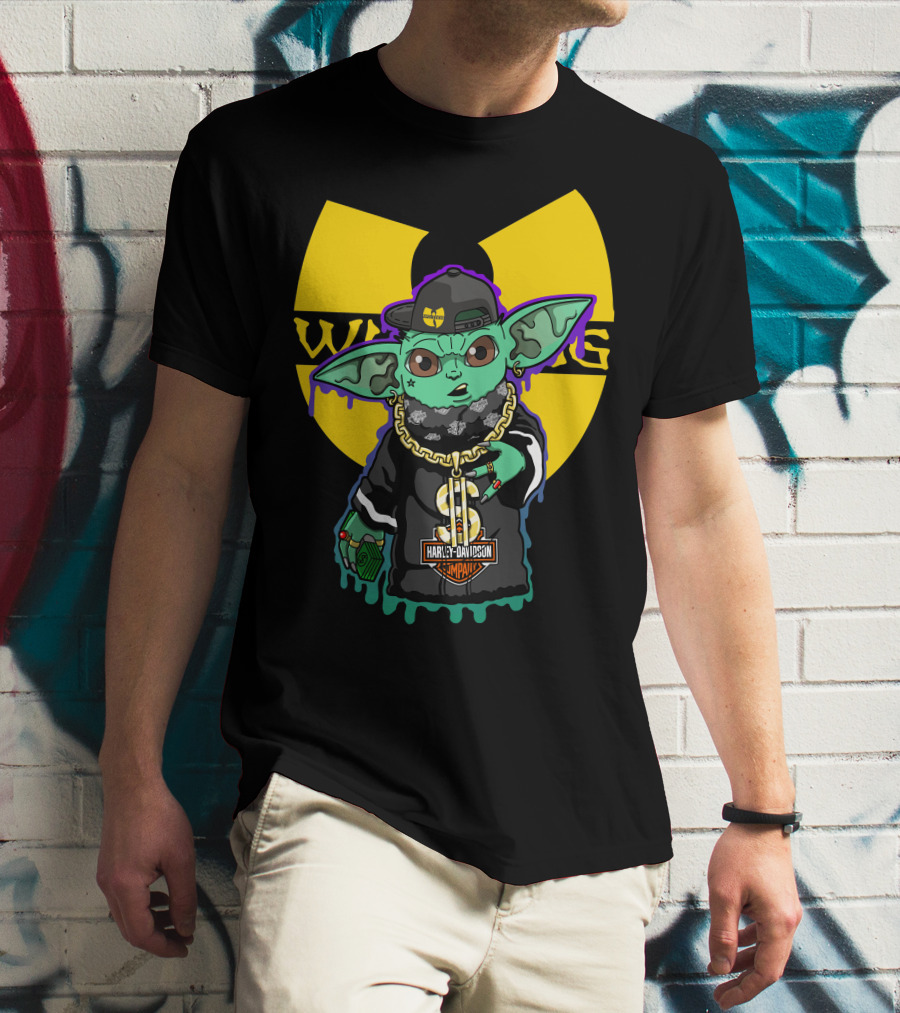 Wu-Tang Clan Harley Davidson Yoda Mashup T-Shirt