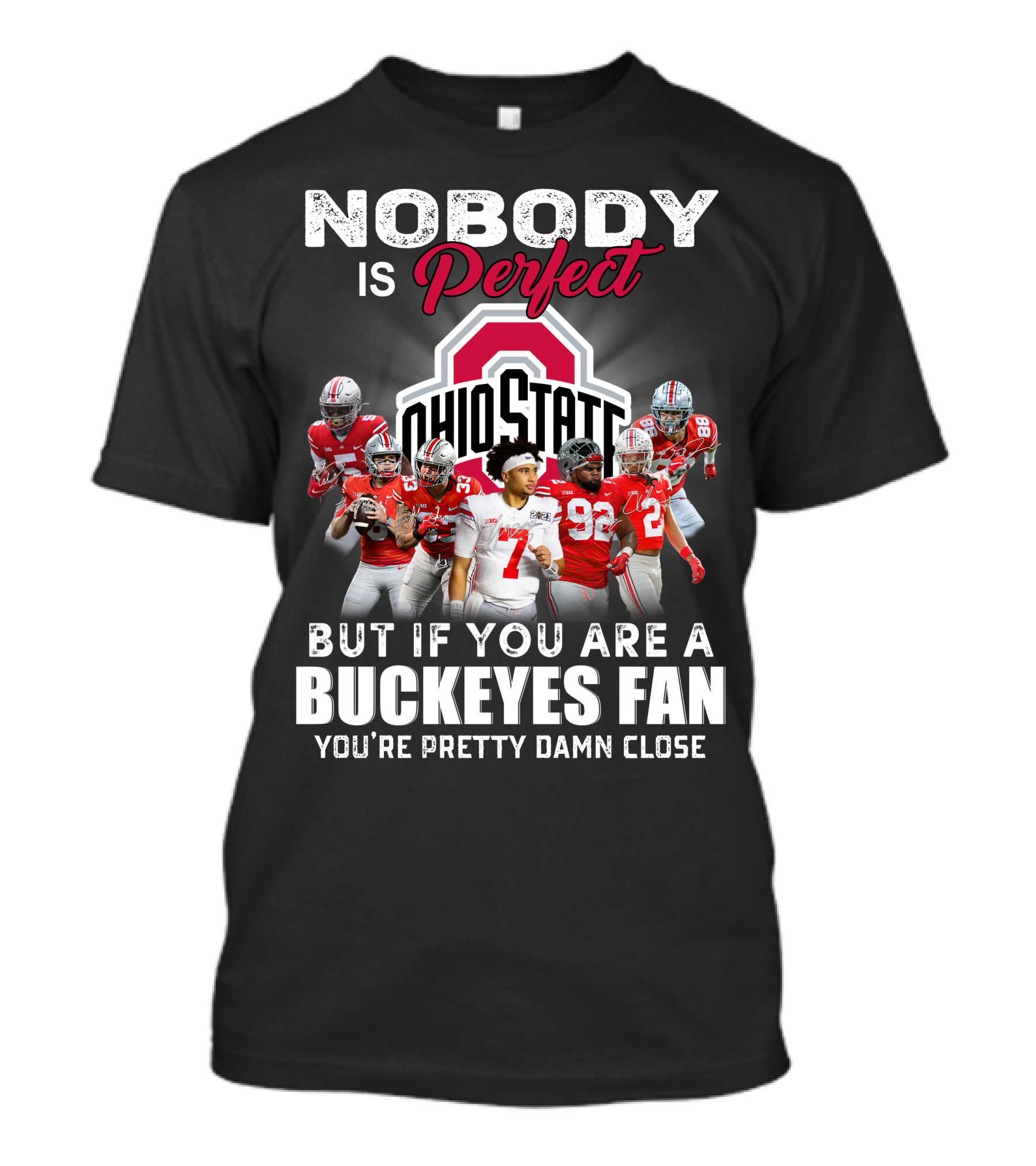 Ohio State Buckeyes Perfect Football Team Players T-Shirt