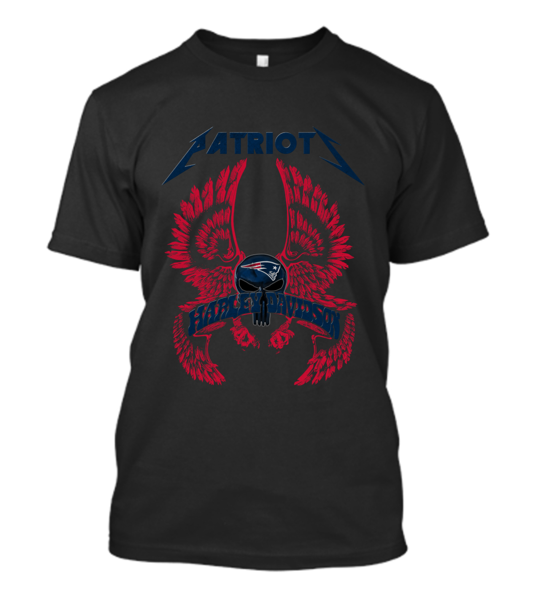 Patriot Harley Davidson Nfl T-Shirt