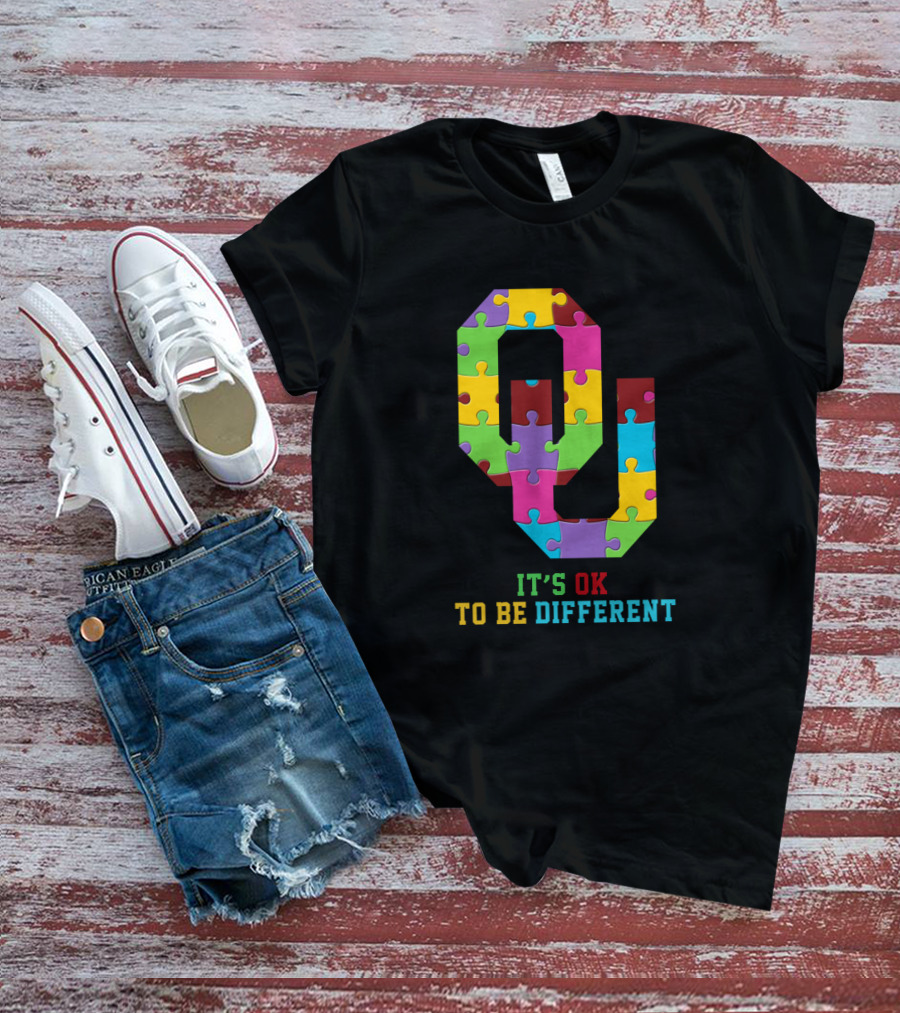 Q Puzzle It's Ok To Be Different T-Shirt
