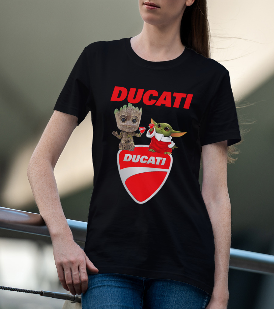 Ducati Groot Yoda Guardians Star Wars Collaboration T-Shirt