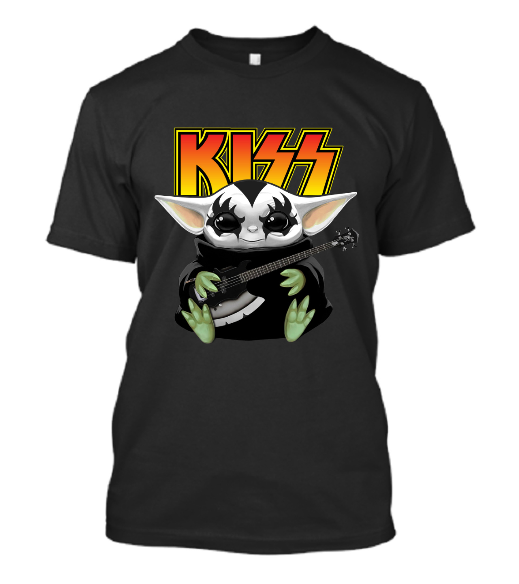 KISS Gene Simmons Baby Alien Guitar T-Shirt