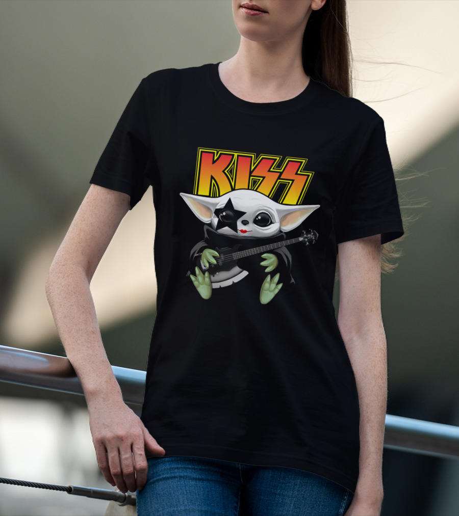 KISS Baby Alien Guitar Paul Stanley T-Shirt