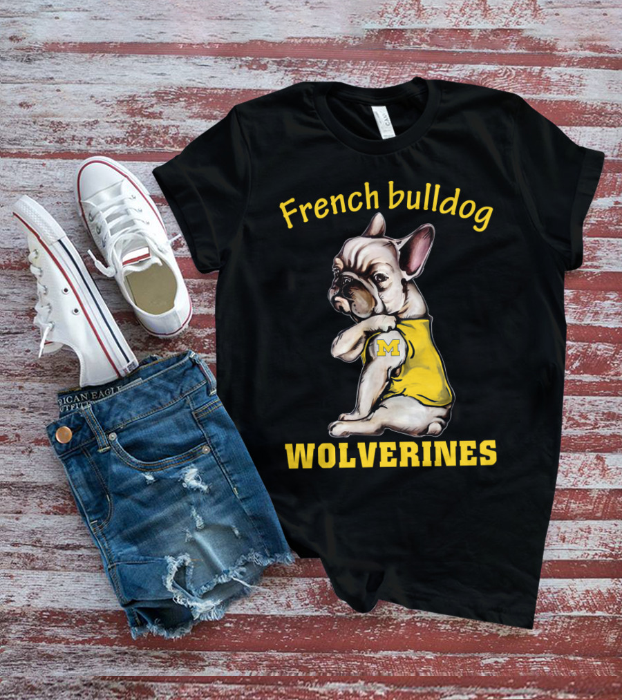 French Bulldog Wolverines M T-Shirt