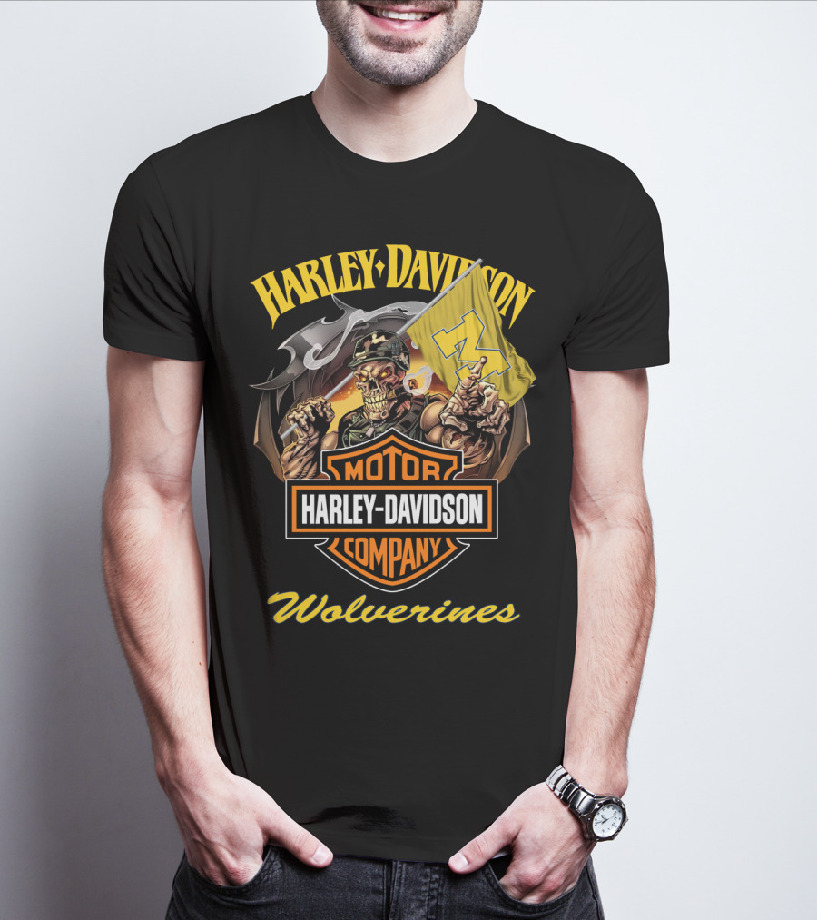 Harley Davidson Motor Company Wolverines T-Shirt