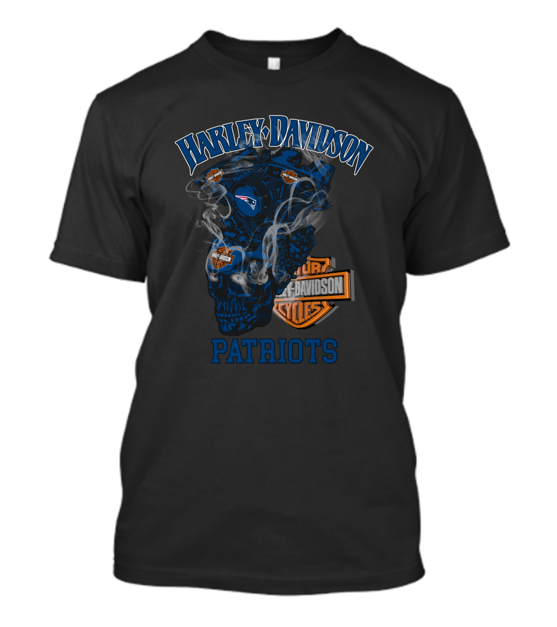 Harley Davidson New England Patriots T-Shirt