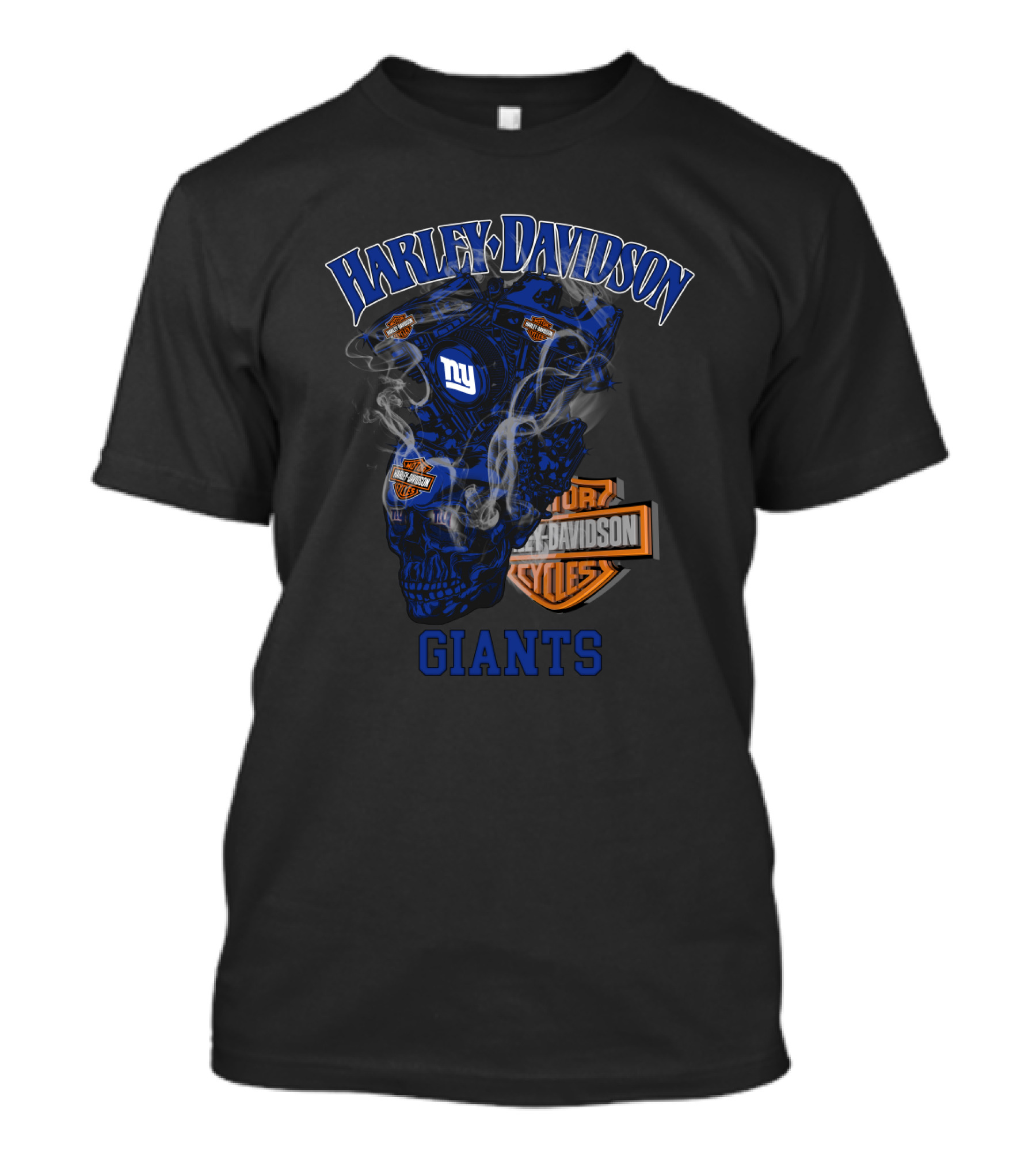 Harley Davidson New York Giants 70 Hd T-Shirt