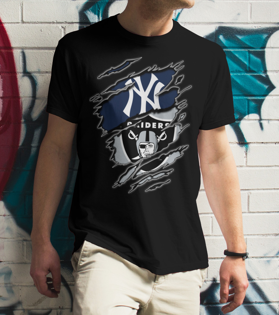 Yankees Raiders Fan Combo T-Shirt