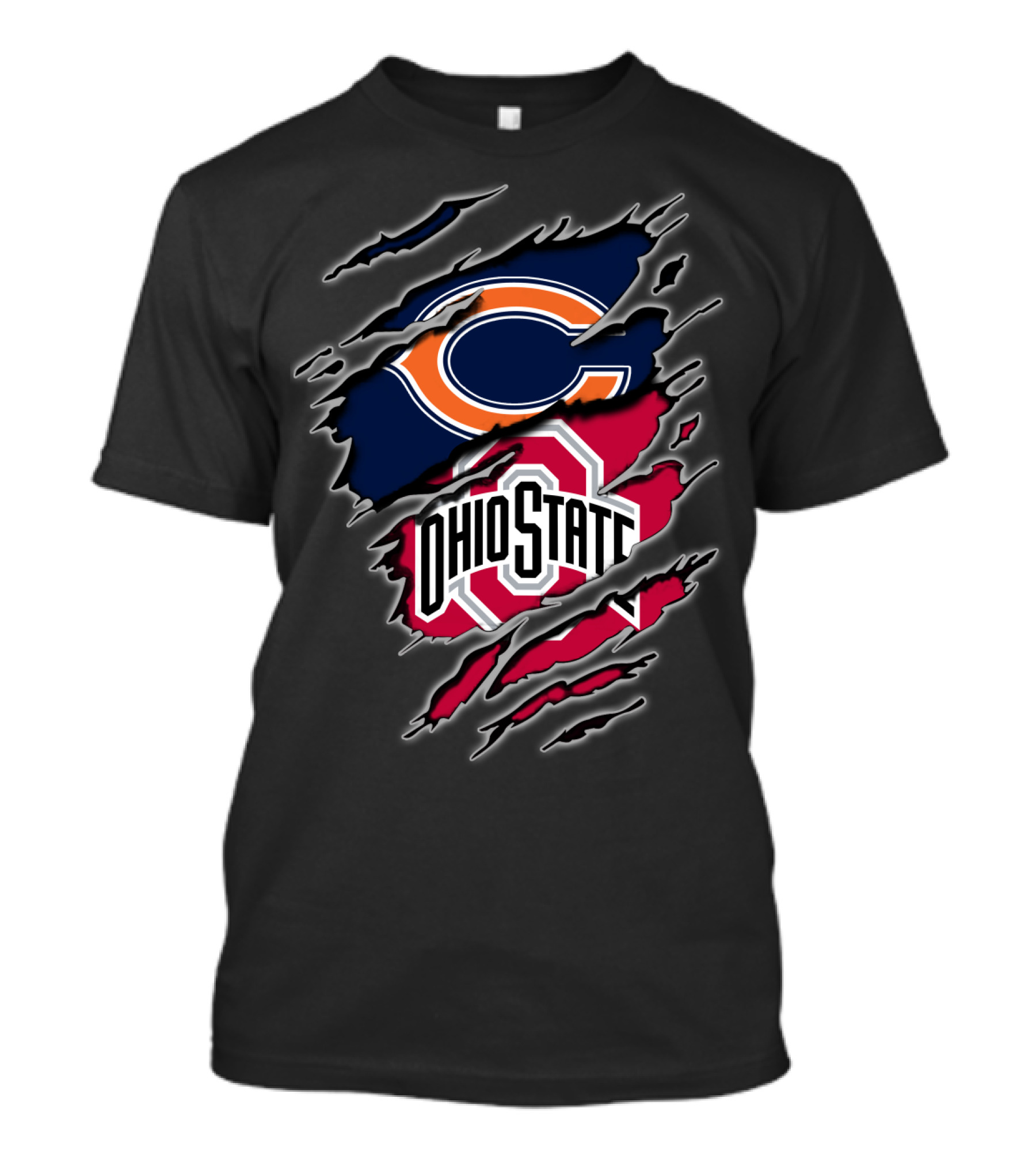 Chicago Bears Ohio State Fans Combination T-Shirt