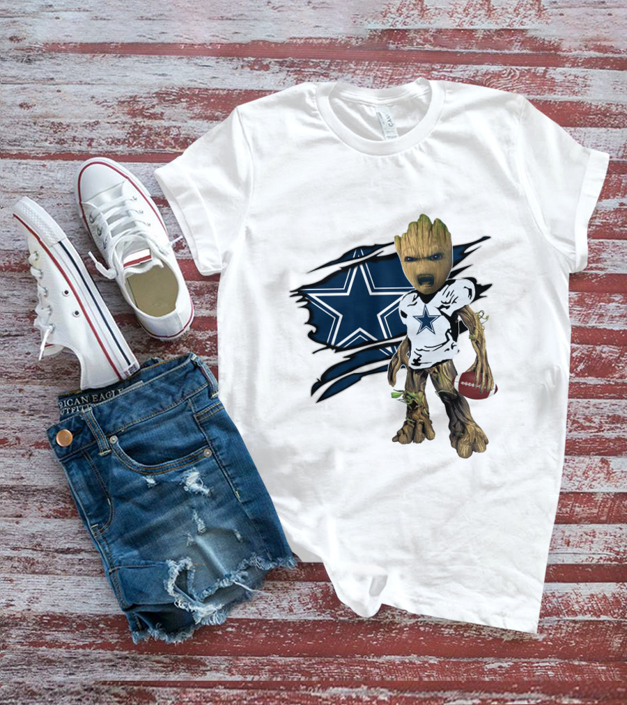 I AM Cowboys Fan's Football Character Star Team T-Shirt