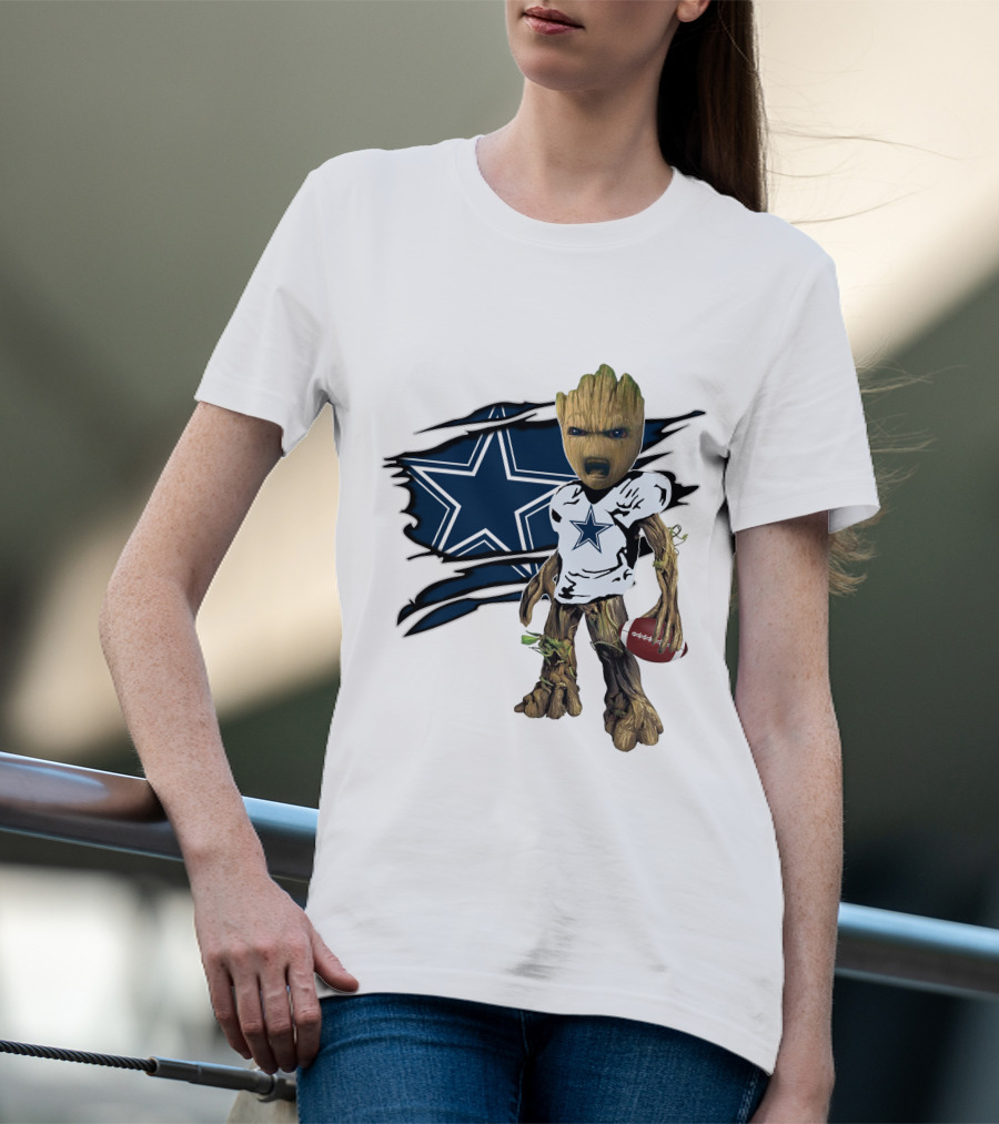 I AM Cowboys Fan's Football Character Star Team T-Shirt