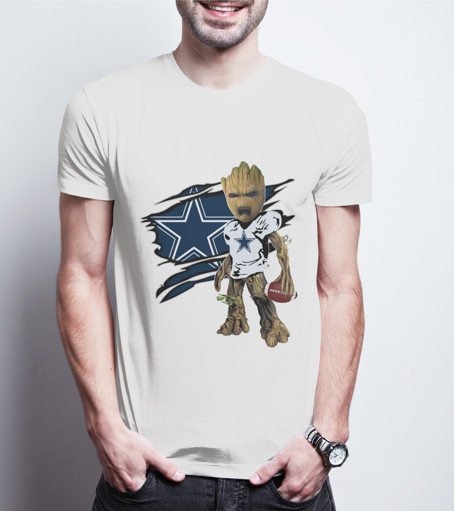 I AM Cowboys Fan's Football Character Star Team T-Shirt