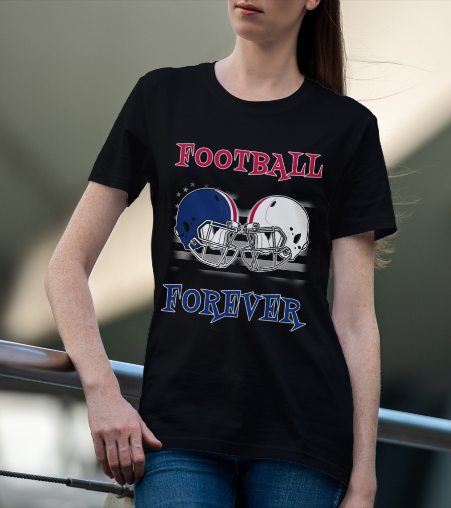 Football Forever Helmets Faceoff T-Shirt