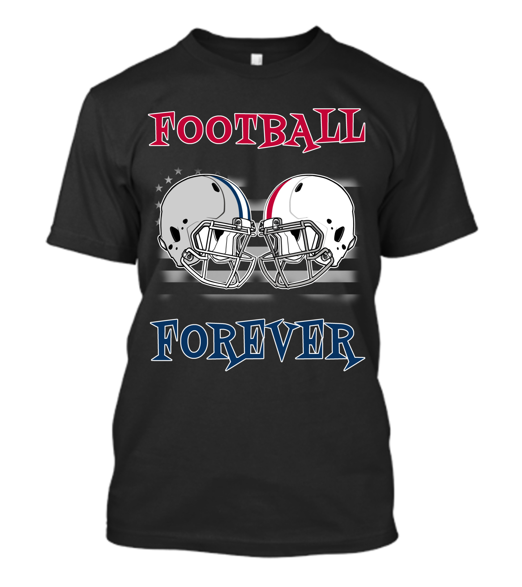 Football Forever Cow-Buck Helmets T-Shirt