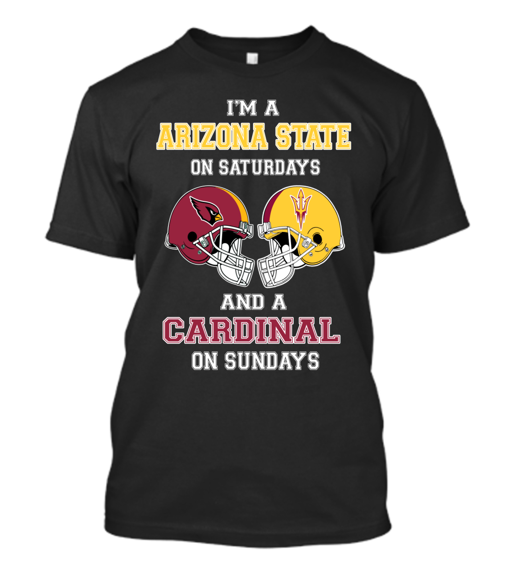 I'm A Arizona State On Saturdays And A Cardinal On Sundays T-Shirt