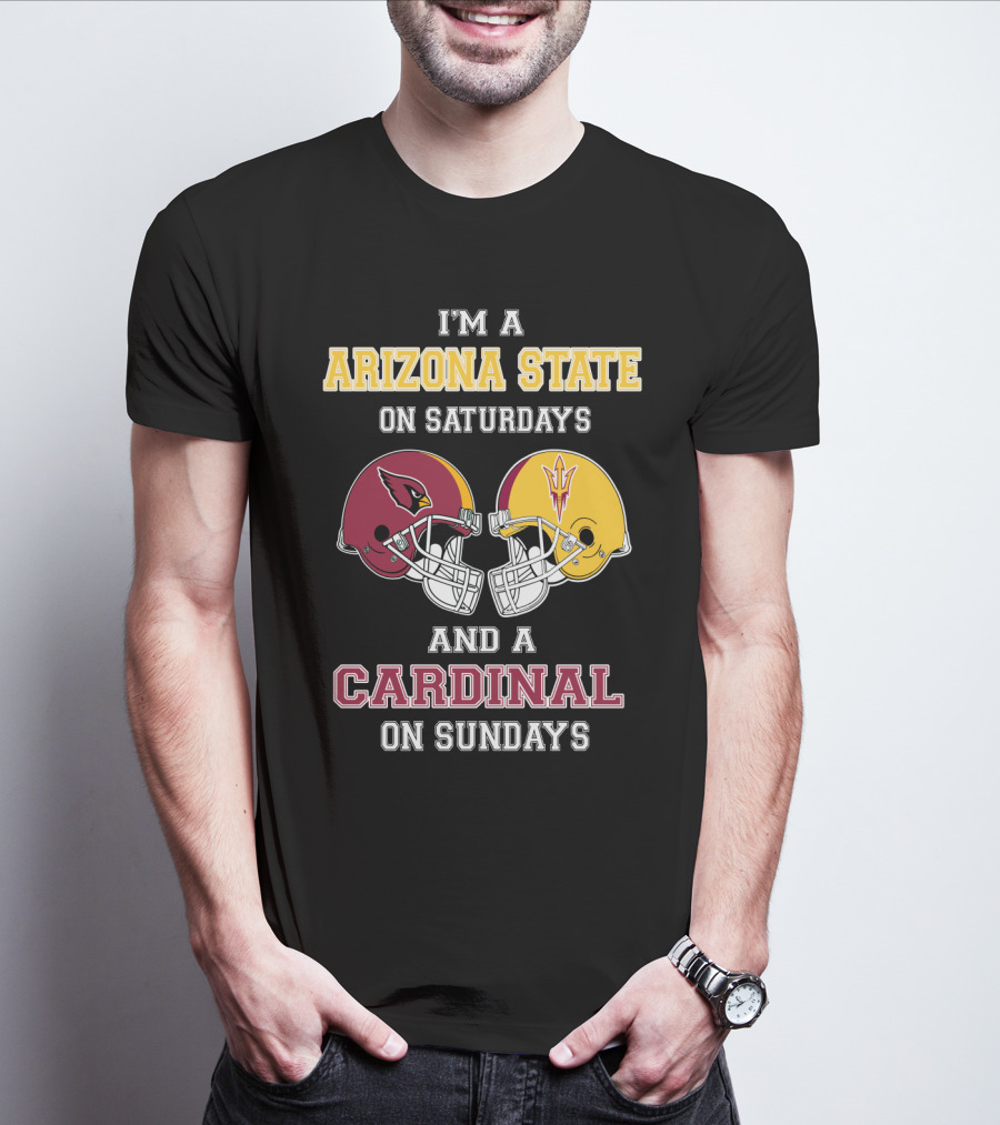 I'm A Arizona State On Saturdays And A Cardinal On Sundays T-Shirt