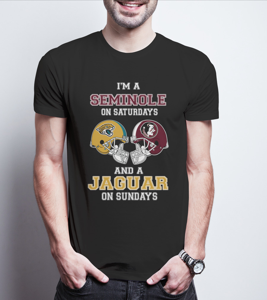 I'm A Seminole On Saturdays And A Jaguar On Sundays T-Shirt