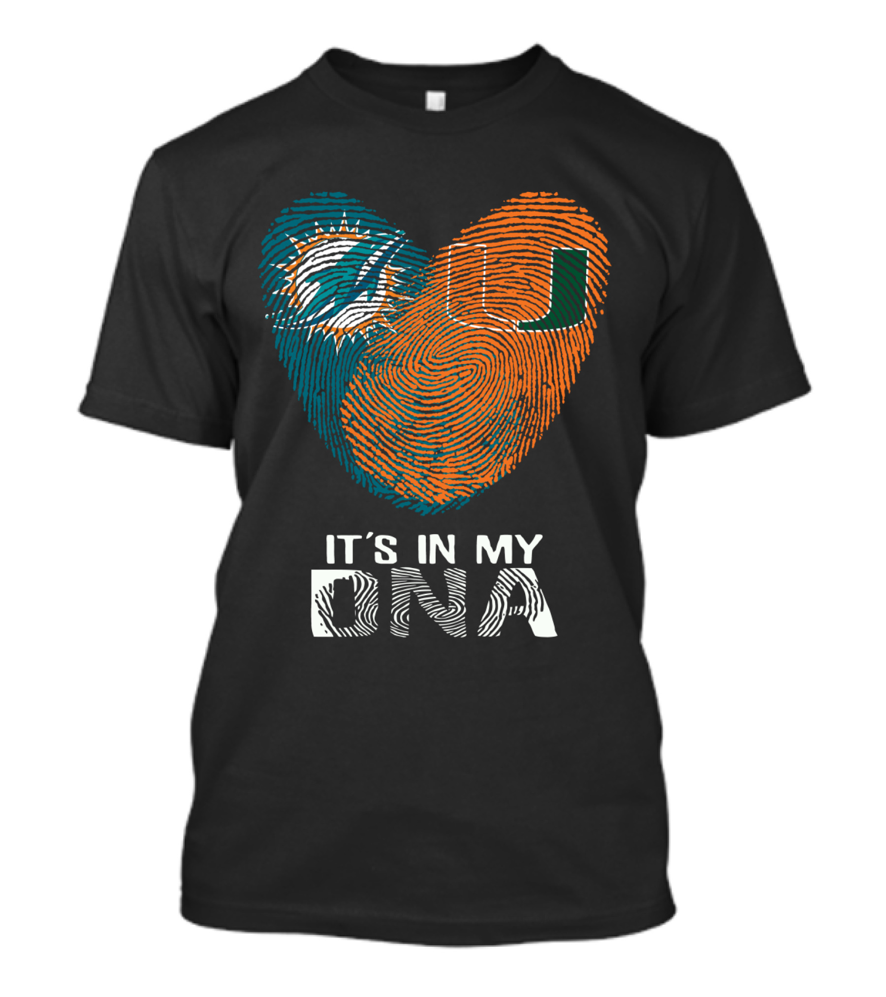 Miami Dolphins Hurricanes It's In My DNA T-Shirt