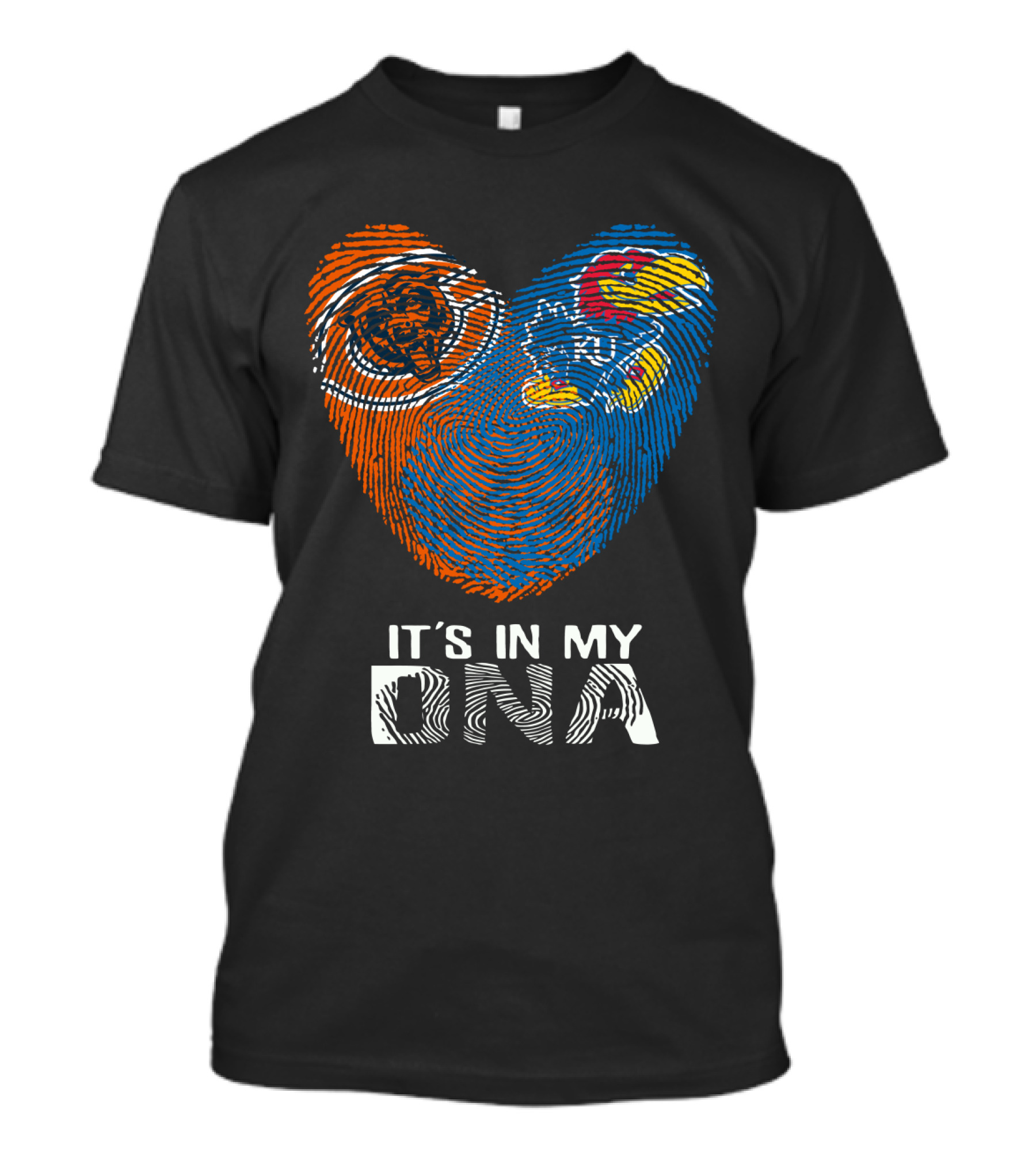 Bears KU Jayhawks It's In My DNA T-Shirt
