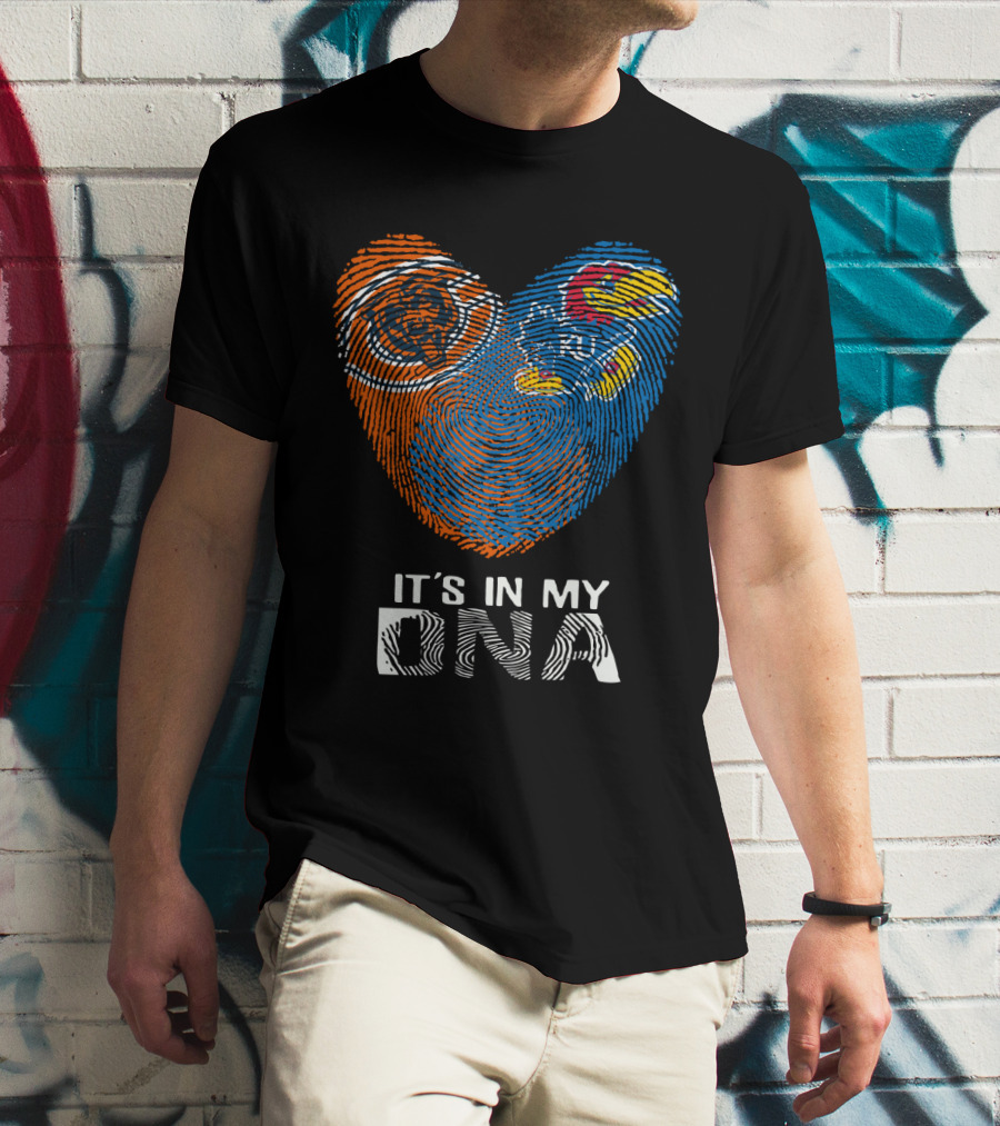 Bears KU Jayhawks It's In My DNA T-Shirt
