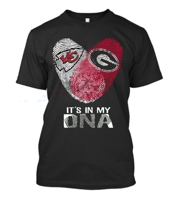 Kansas City Chiefs Georgia Bulldogs It's In My DNA T-Shirt