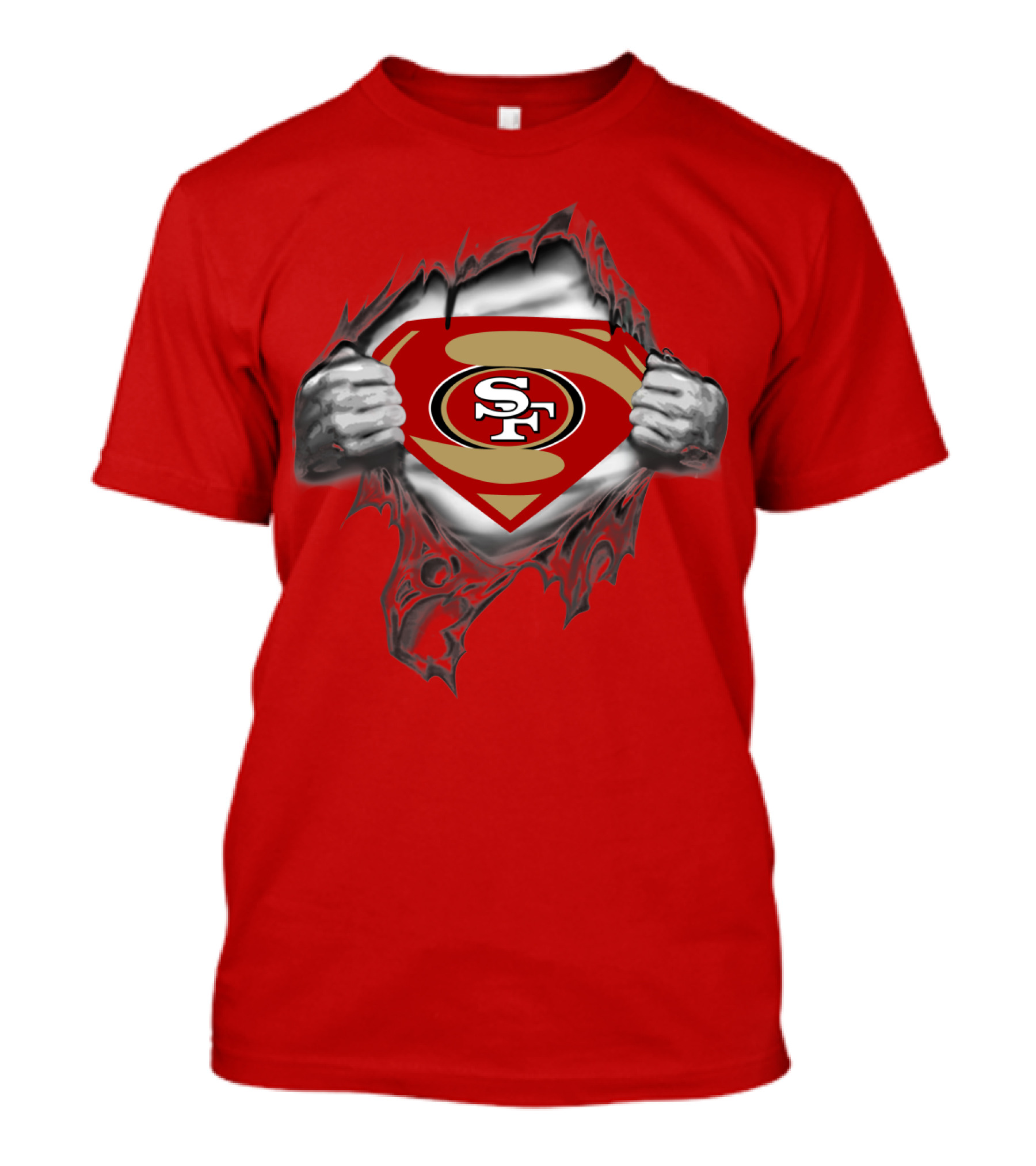 49ers SF Logo Superman T-Shirt