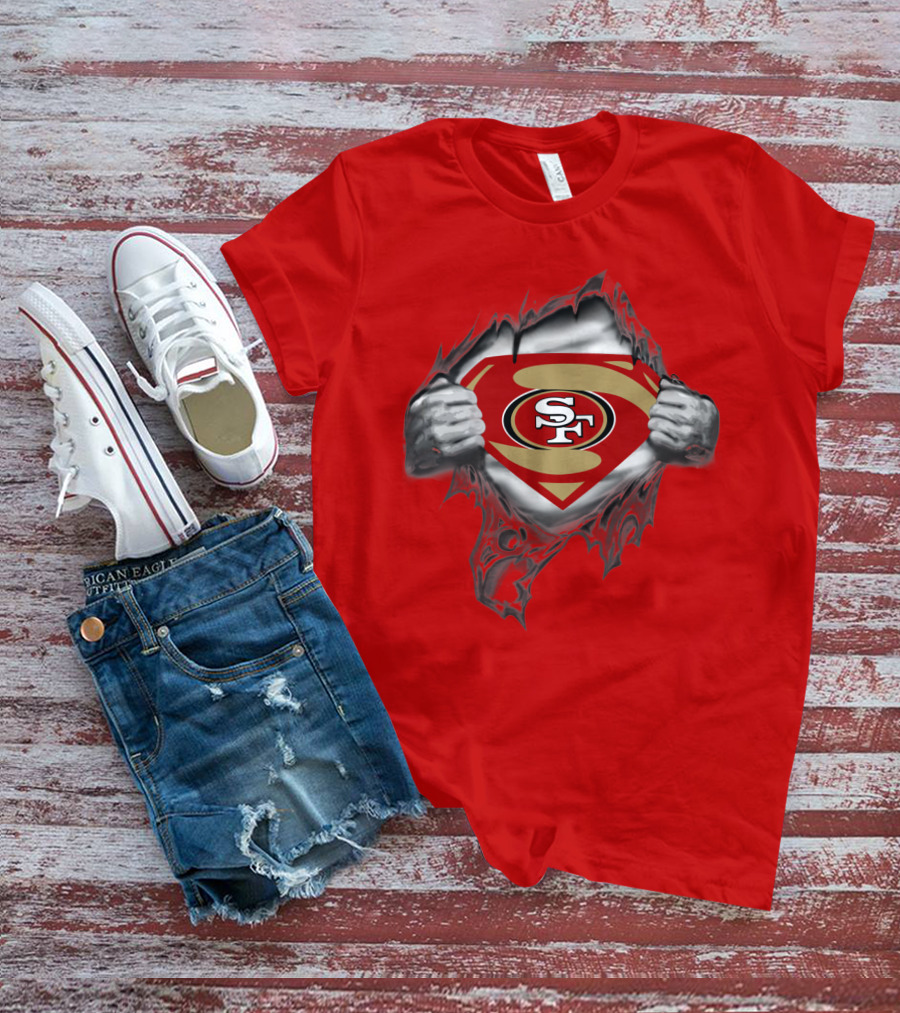 49ers SF Logo Superman T-Shirt