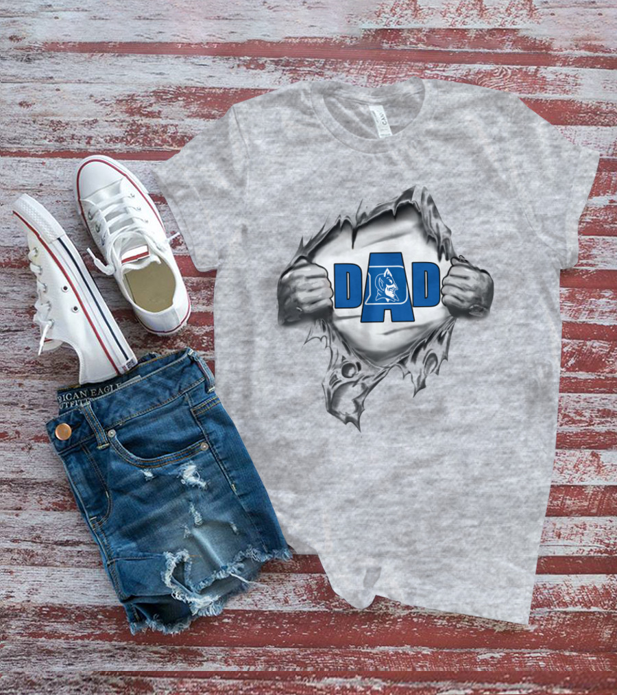 Duke Dad Logo With Torn T-Shirt