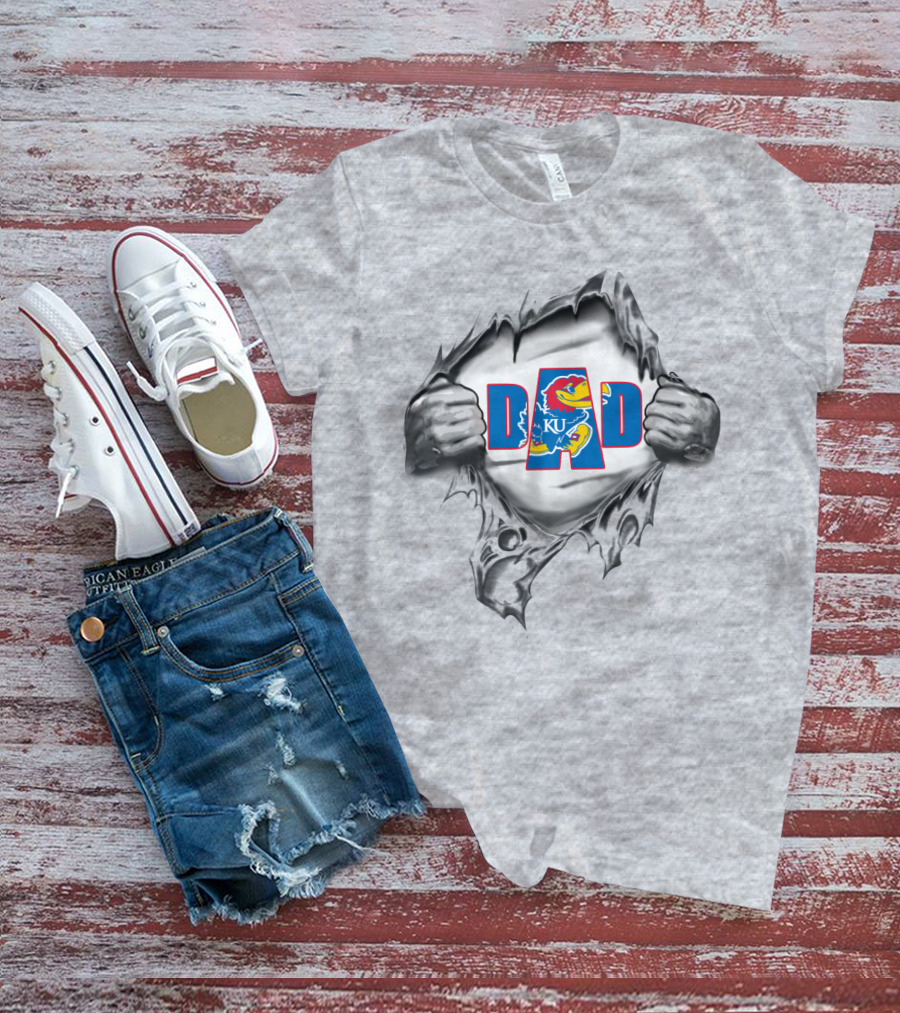 Kansas Jayhawks Ku Dad T-Shirt