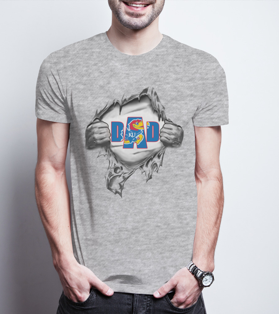 Kansas Jayhawks Ku Dad T-Shirt