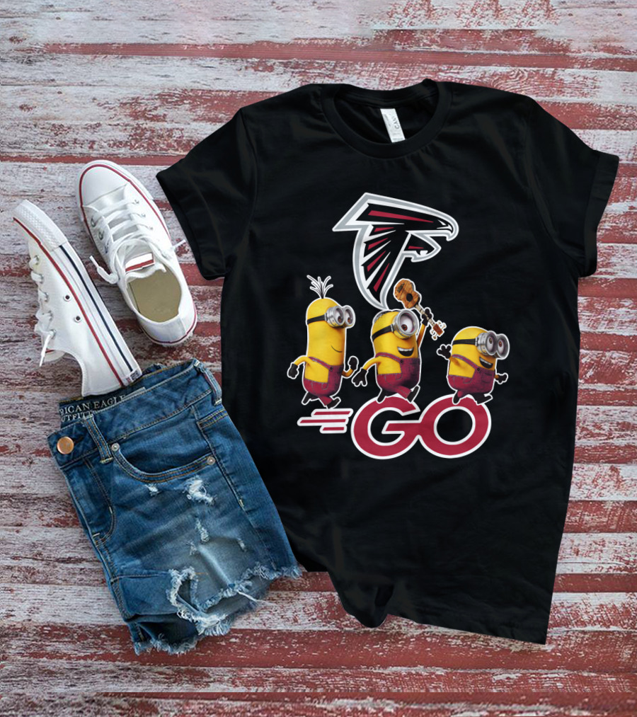 Falcons Logo Minions Go T-Shirt