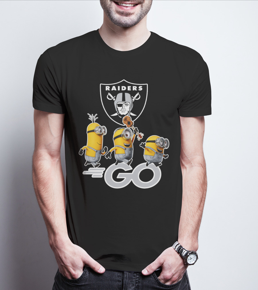 Raiders Minions Go Football Team T-Shirt