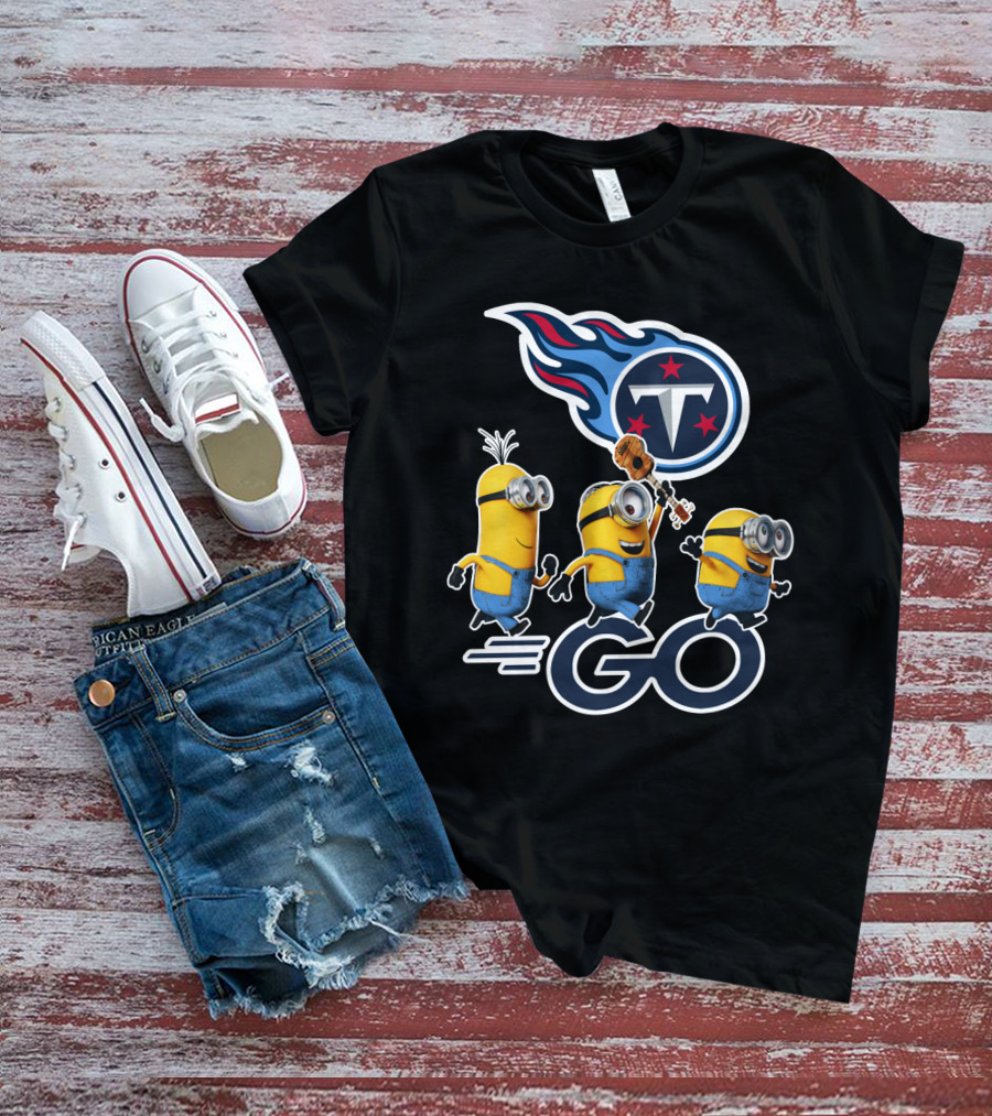 Minions Go Titans Tennessee NFL T-Shirt