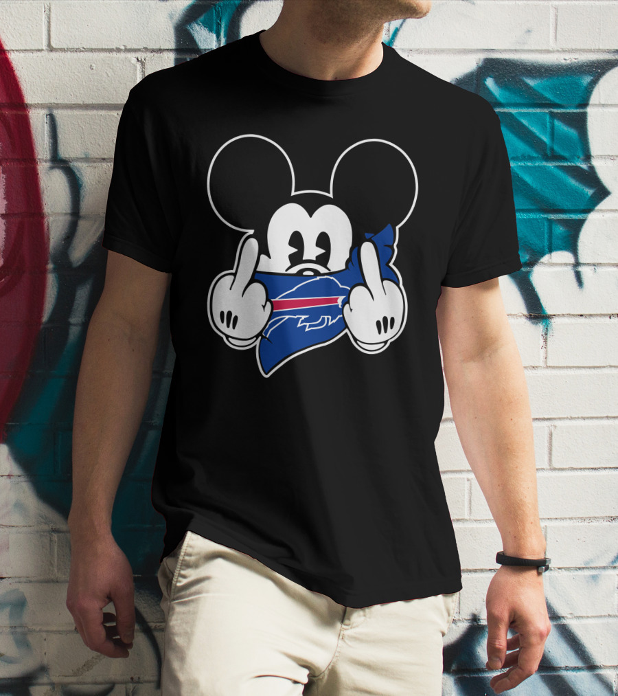 Bills Mickey Mouse Buffalo Sports Fandom T-Shirt