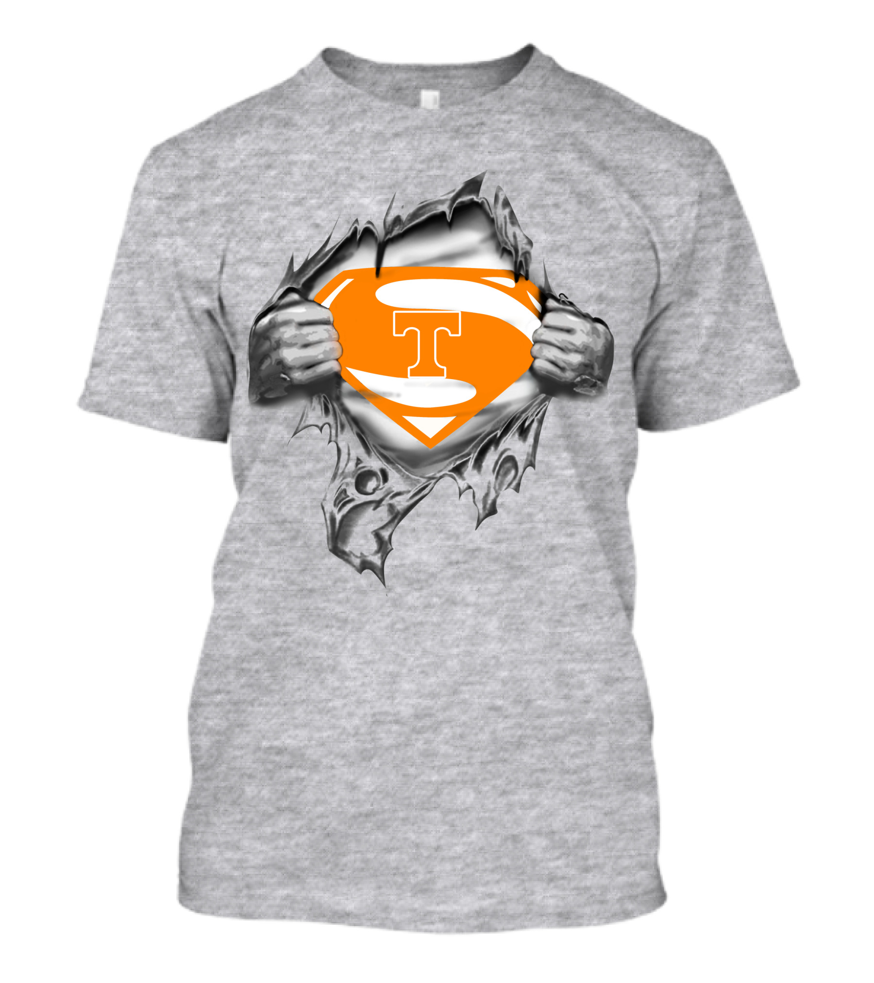 Tennessee Orange T Super Man Logo Reveal T-Shirt