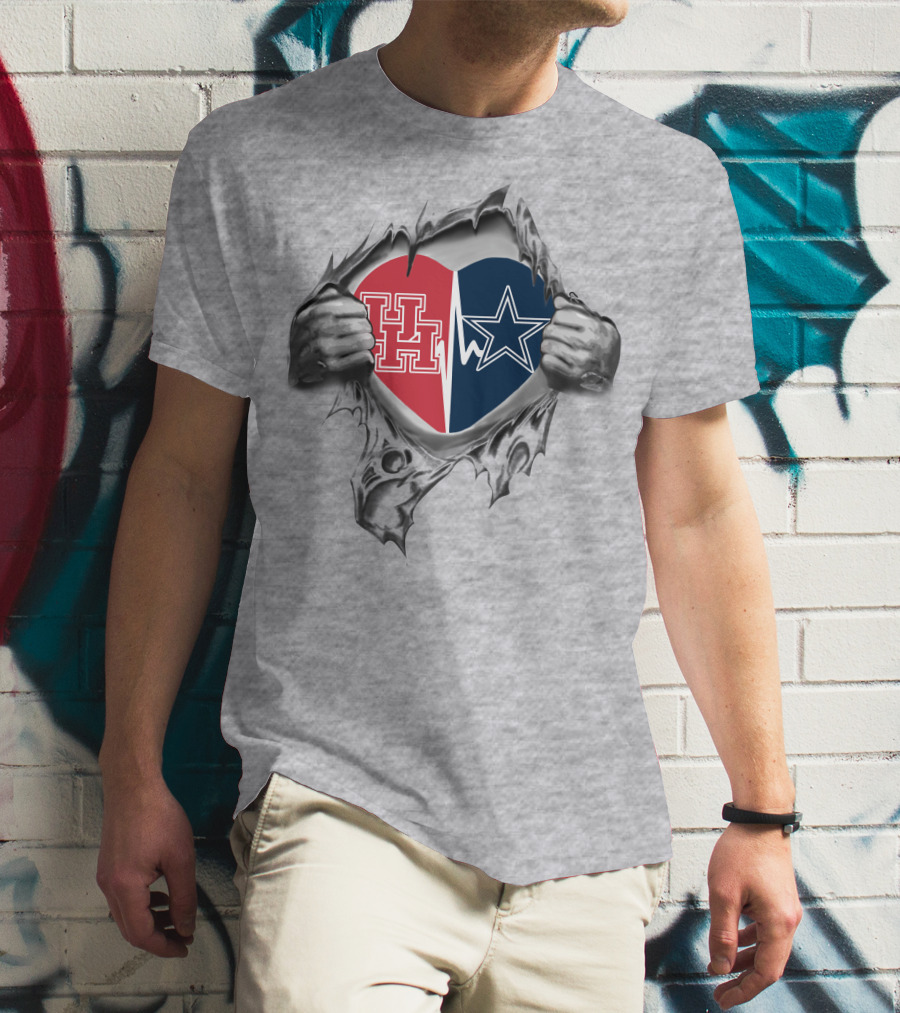 Cowboys UH Heart Split T-Shirt
