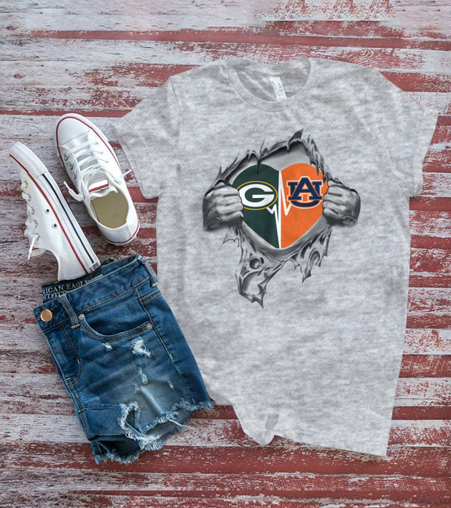 22 Front Packers Auburn Heart Packers T-Shirt
