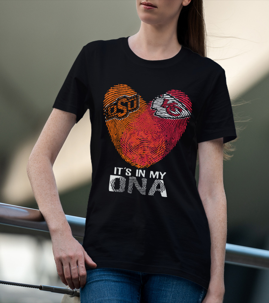 Oklahoma State OSU And Chiefs KC It's In My DNA T-Shirt