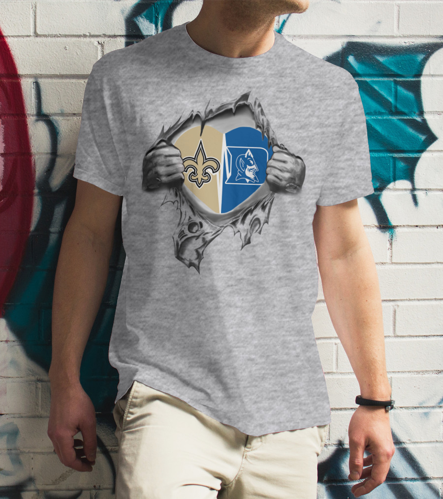 Saints Duke Heart Loyalty Fan Passion T-Shirt