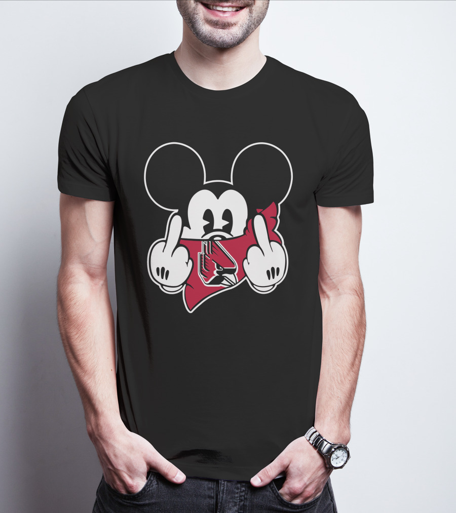 Ball State Cardinals Mickey Mouse T-Shirt