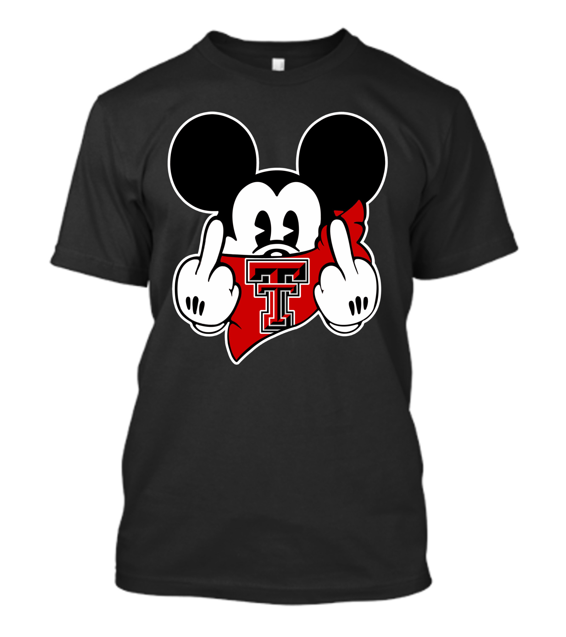 Texas Tech Red Raiders Mickey Middle Fingers T-Shirt