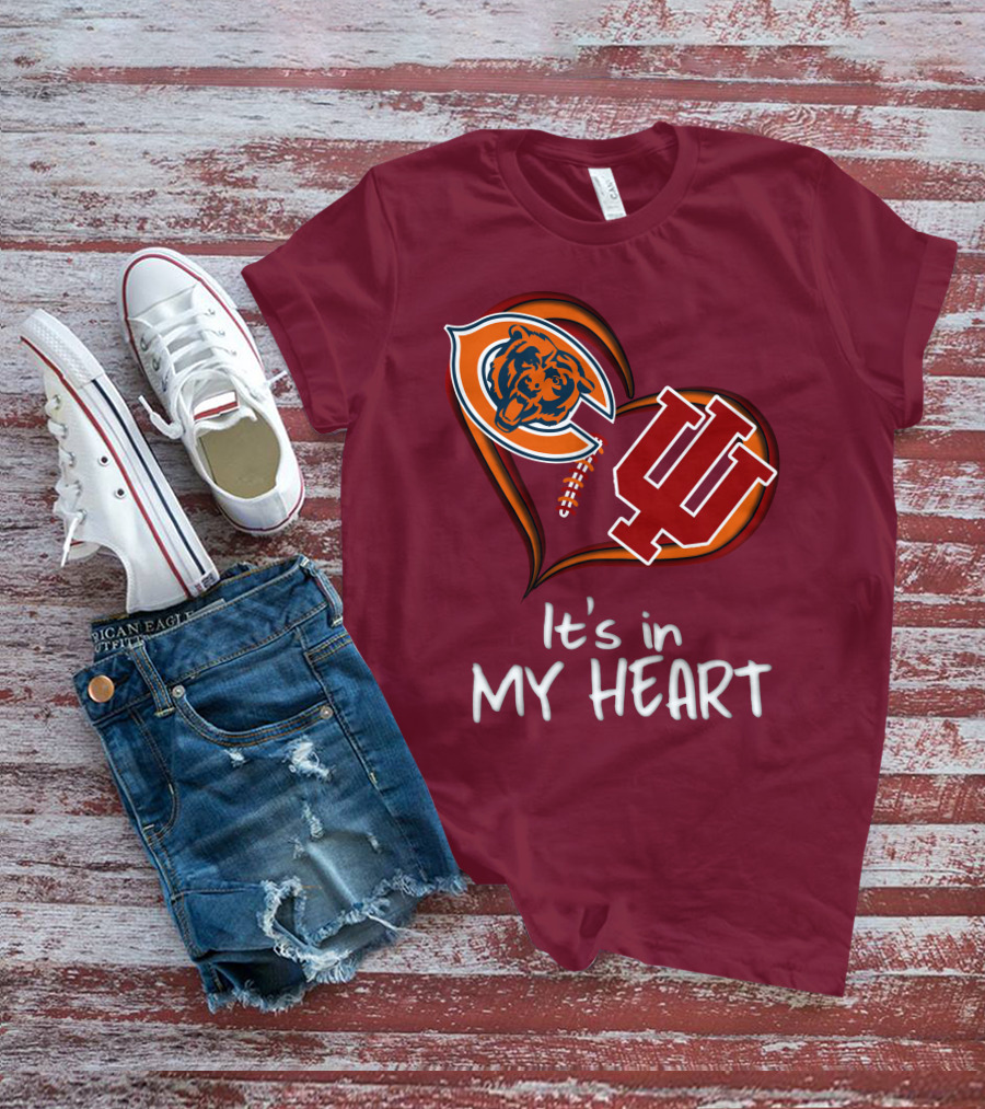 Bears Hoosiers It's In My Heart T-Shirt