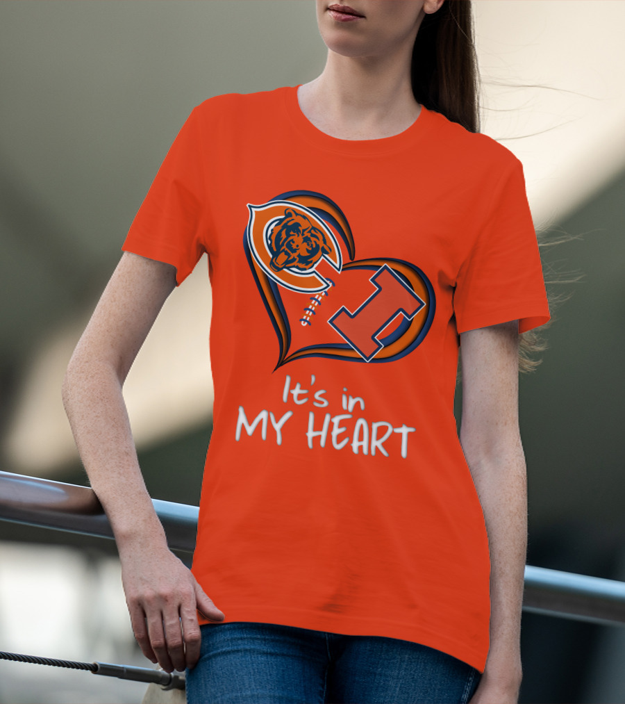 Bears Illinois It's In My Heart T-Shirt