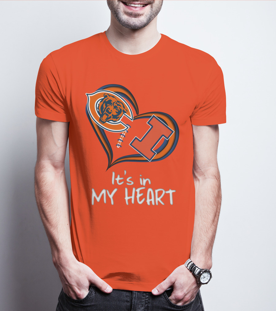 Bears Illinois It's In My Heart T-Shirt