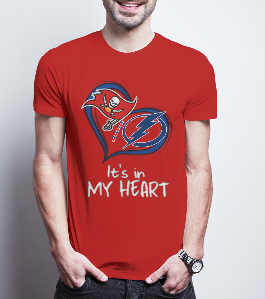 Buccaneers Lightning It's In My Heart T-Shirt