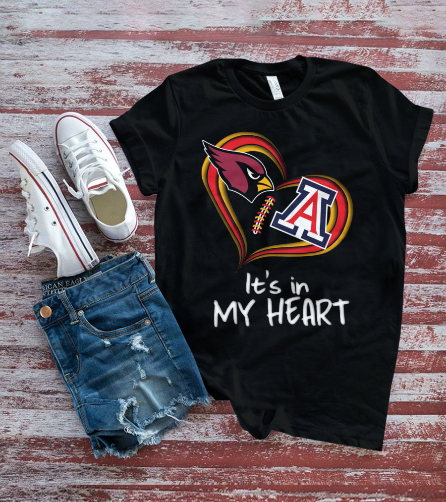 Cardinals Arizona A It's In My Heart T-Shirt